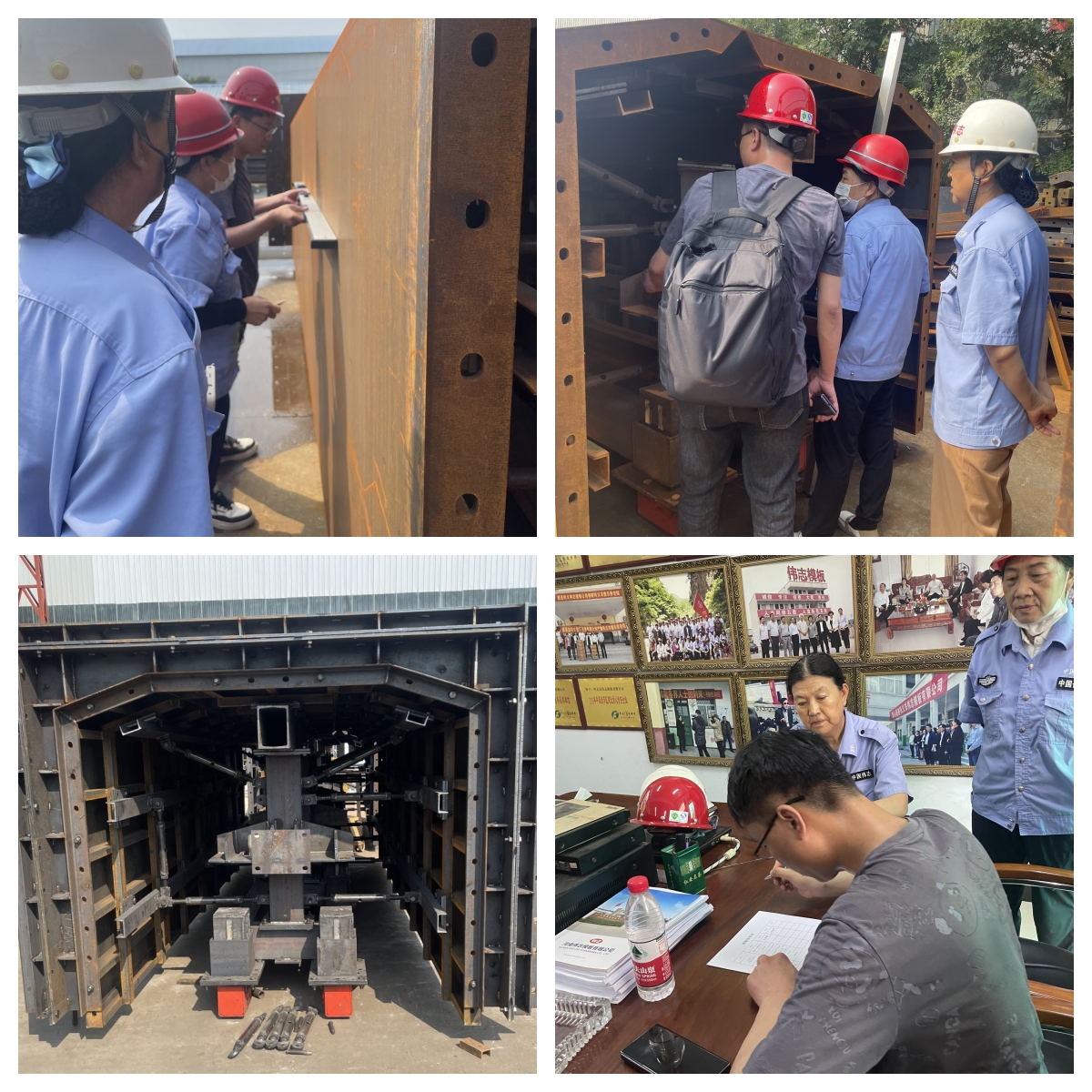 欢迎客户到伟志模板厂家验收台车 欢迎客户到伟志模板厂家验收台车